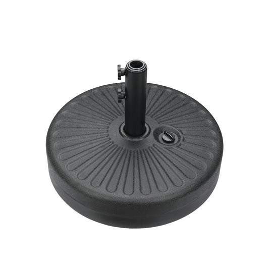 YSSOA Fillable Mobile Offset Patio Base Heavy Duty Market Cantilever Umbrella Stand Square