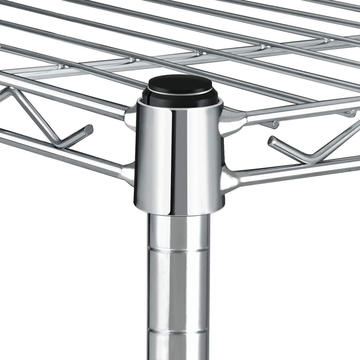 Simple Deluxe Heavy Duty 3-Shelf Shelving with Wheel