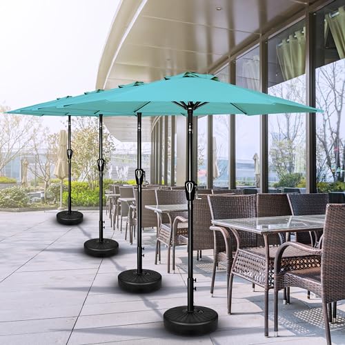 Simple Deluxe Patio Umbrella Outdoor Table Market Yard Umbrella with Push Button