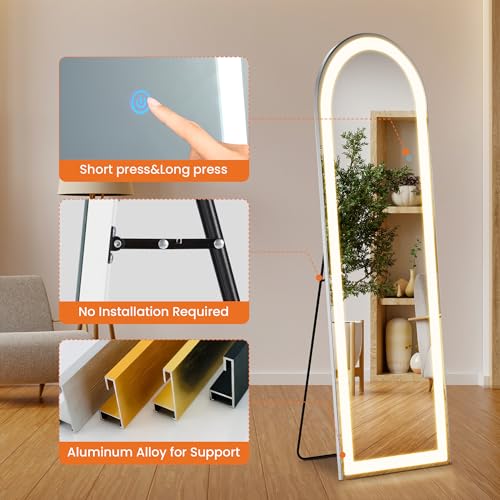 InfiniPower Full Length Mirror with Lights
