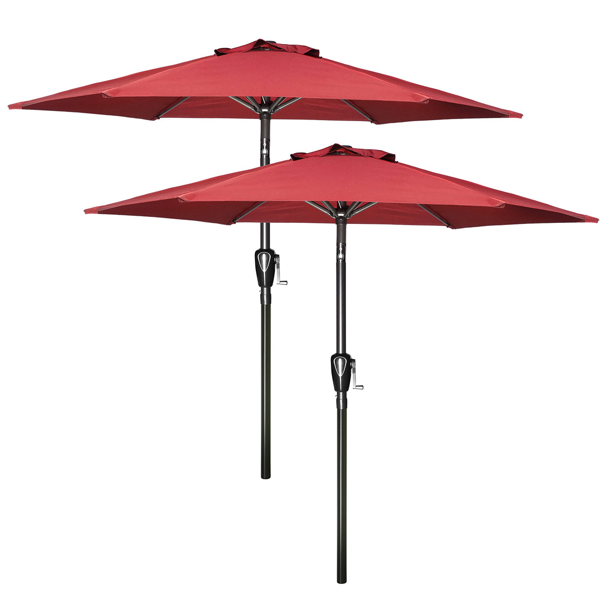Simple Deluxe Patio Umbrella Outdoor Table Market Yard Umbrella with Push Button