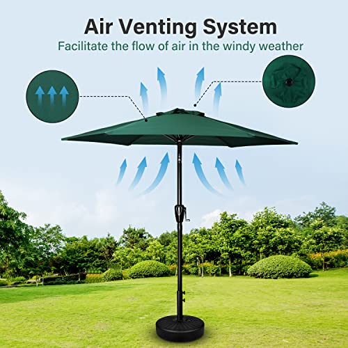 Simple Deluxe Patio Umbrella Outdoor Table Market Yard Umbrella with Push Button