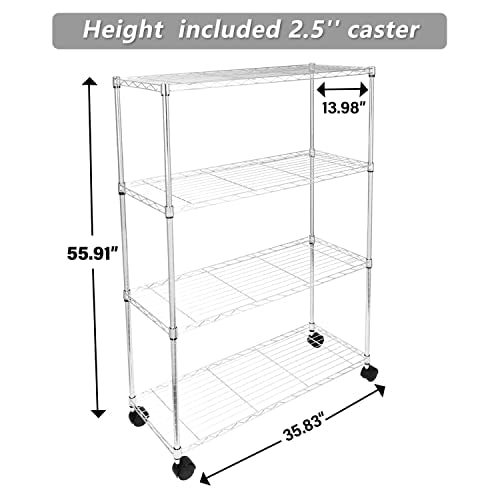 YSSOA Heavy Duty Storage Shelving Unit