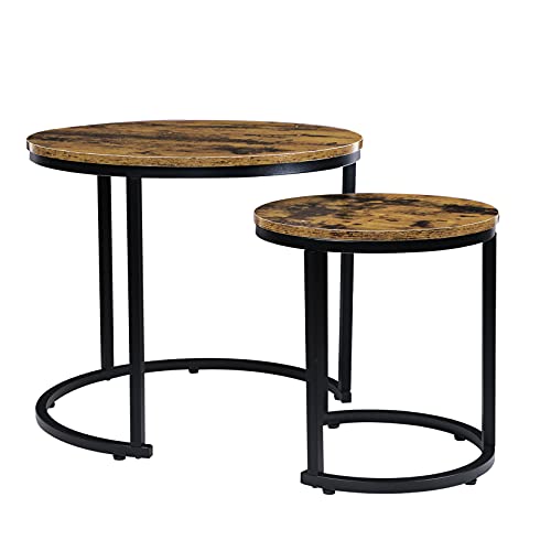 YSSOA Storage Shelf for Living Room and Office, Easy Assembly, Black (Home Coffee Table)