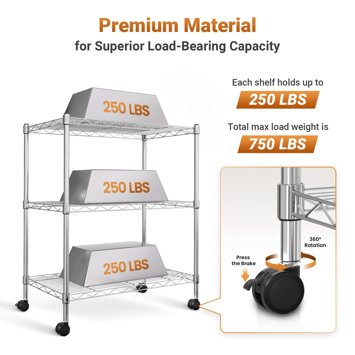 YSSOA Heavy Duty Storage Shelving Unit