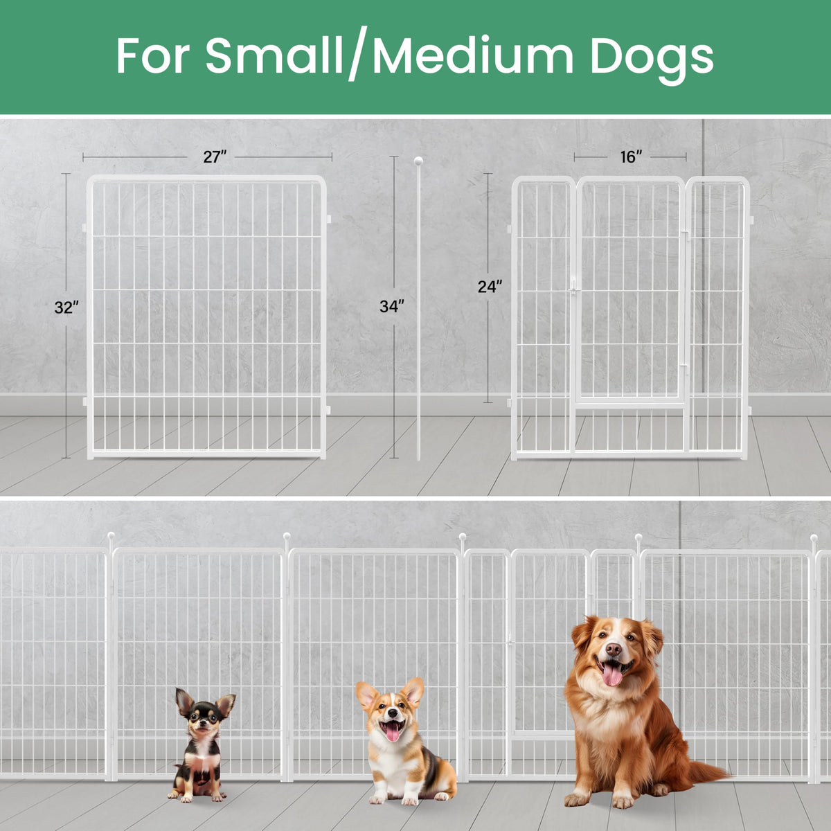 HealSmart Dog Playpen